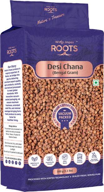 wings impex roots Unpolished Bengal Gram