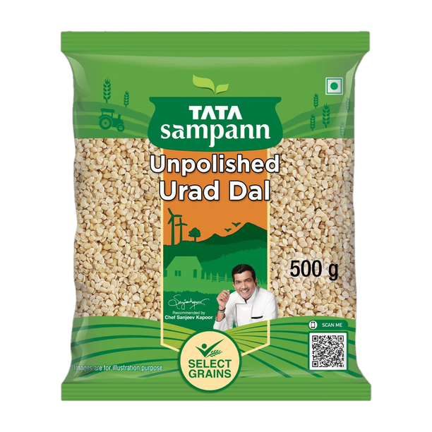 Tata Sampann Unpolished White Urad Dal (Split)