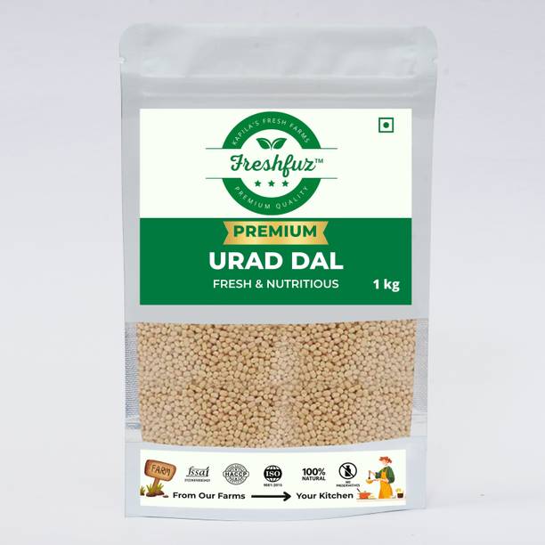 freshfuz Organic White Urad Dal (Whole) (Whole urad daal)