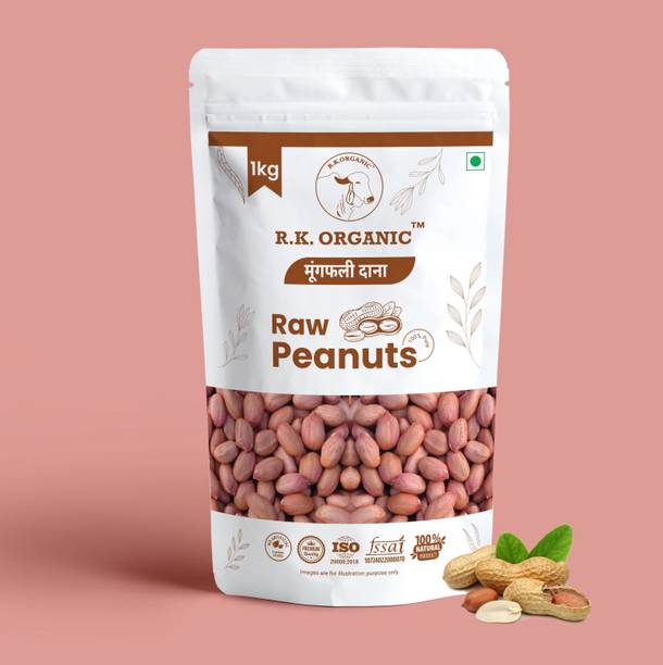 R K ORGANIC Organic Red Raw Peanut (Whole) (Groundnut Seeds, Whole Peanuts)