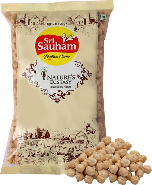 Sri Sauham Brown Kabuli Chana (Whole) (Chickpeas Safed Chole | Minapappu Vellai Kondaikadalai | High Protein Pulses)