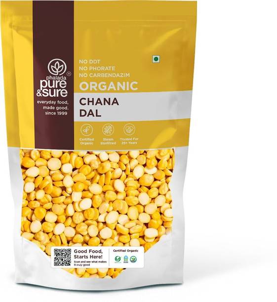 Pure & Sure Organic Unpolished Chana Dal (Split)