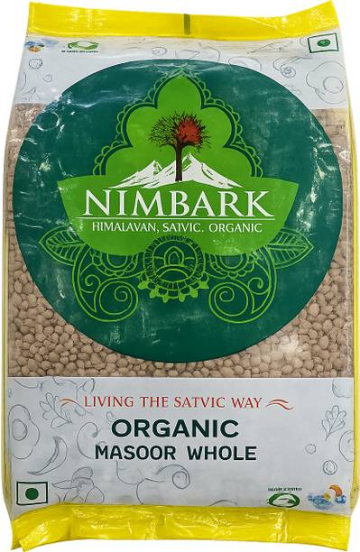 NIMBARK Organic Unpolished Masoor Dal (Whole)