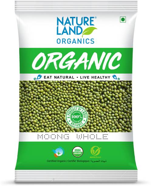 Natureland Organics Green Moong Dal (Whole)