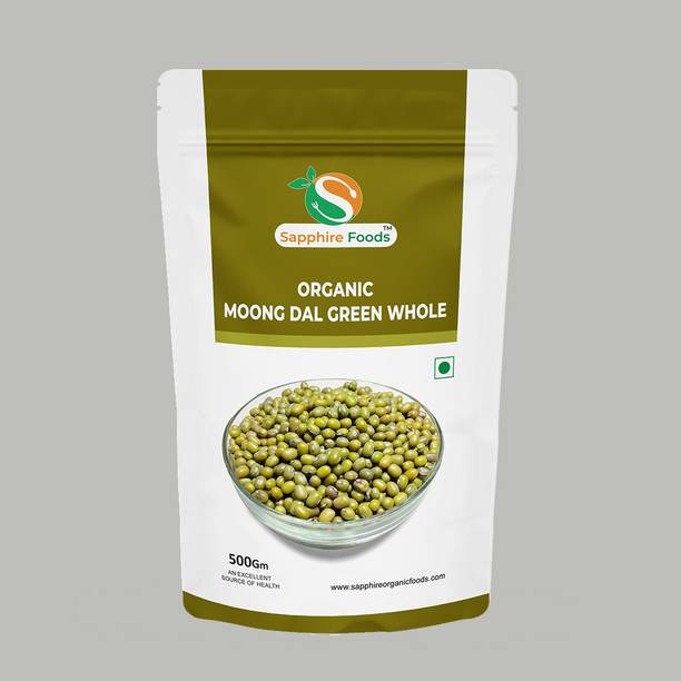 Sapphire Foods Organic Green Moong Dal (Whole)
