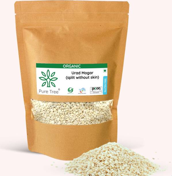 Pure Tree Organic White Urad Dal (Split) (Urad Dal without skin)