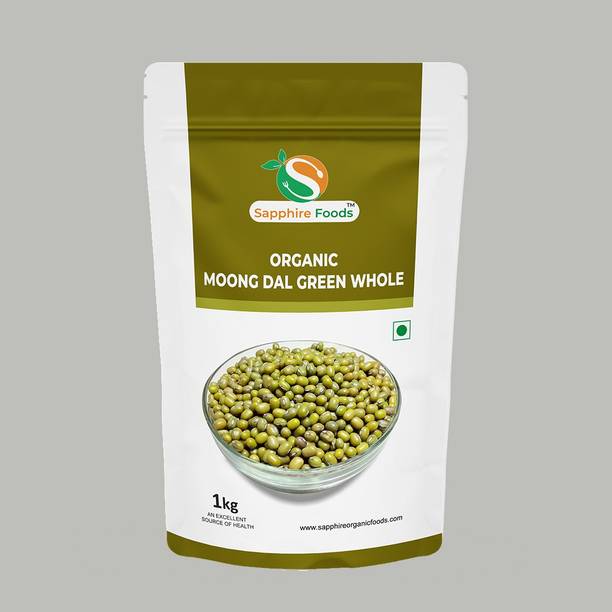Sapphire Foods Organic Green Moong Dal (Whole)