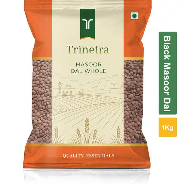 Trinetra Unpolished Black Masoor Dal (Whole)