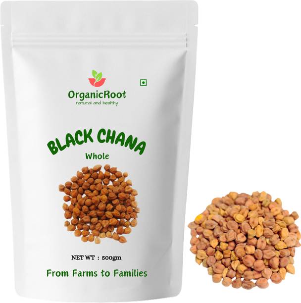 organicroot natural and healthy Organic Black Chana (Whole) (KALA CHANA)