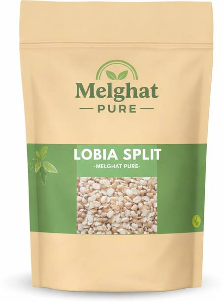 MelghatPure White Lobia (Split) (Unpolished)