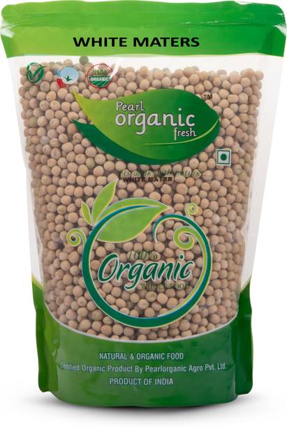 Pearl Organic Fresh White Matar Dal (Whole) (Unpolished)