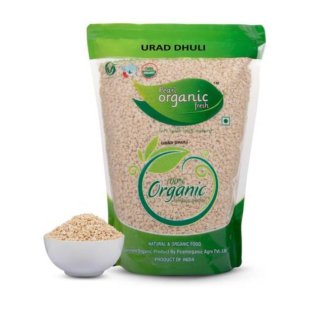 Pearl Organic Fresh Unpolished Urad Dal (Split)
