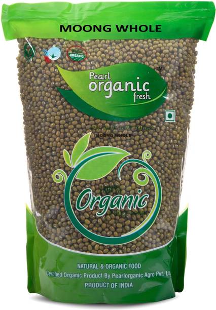 Pearl Organic Fresh Green Moong Dal (Whole) (Green Moong Dal)