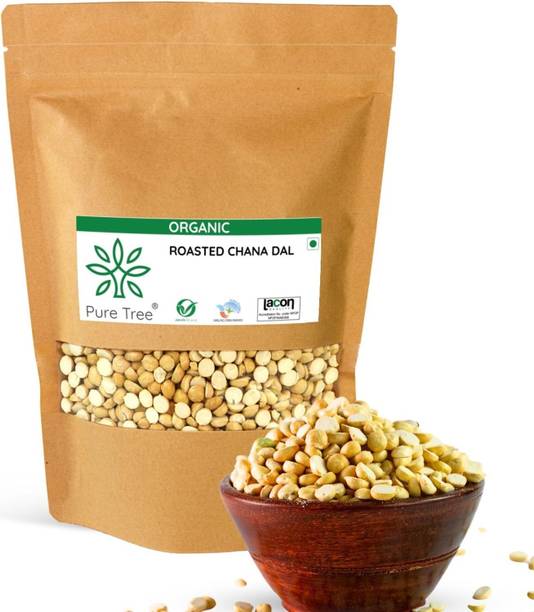 Pure Tree Organic Yellow Roasted Chana Dal (Split) (Putnalu Pappu, Pottukadalai)