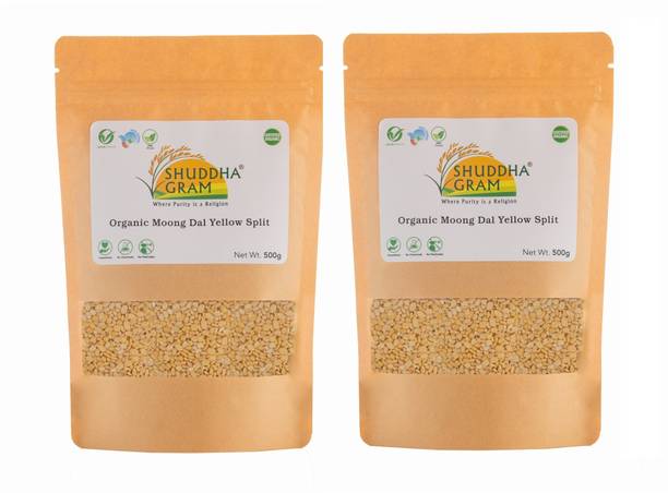 ShuddhaGram Organic Yellow Moong Dal (Split)