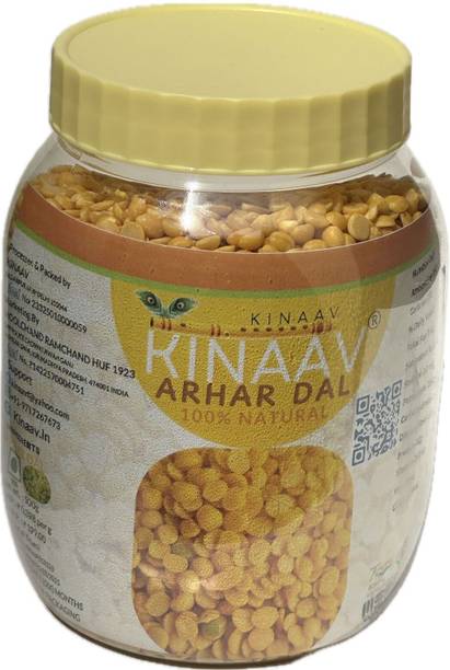 KINAAV Yellow Toor/Arhar Dal (Split) (Golden)