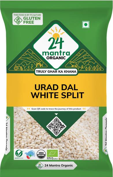 24 mantra ORGANIC Organic White Urad Dal (Split)