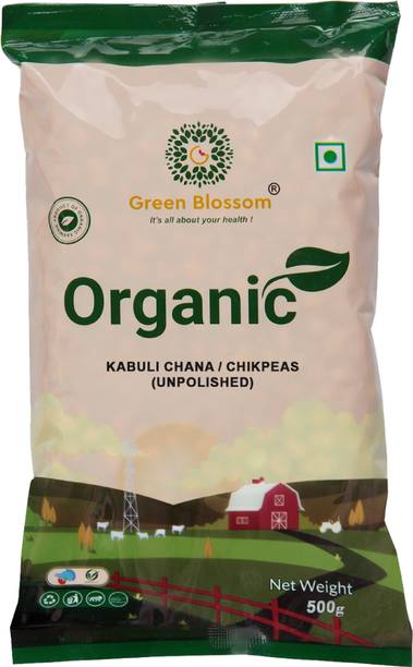 Green Blossom Organic Yellow Kabuli Chana (Whole) (NA)