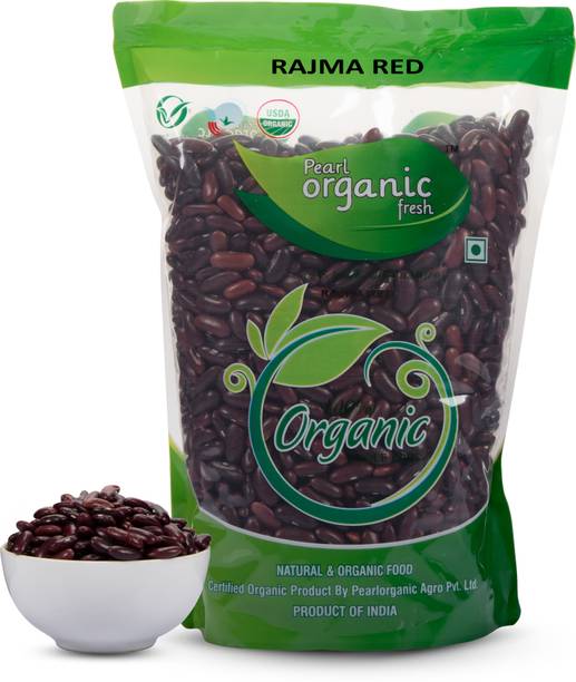 Pearl Organic Fresh Rajma (Whole) (Whole / Unpolished)