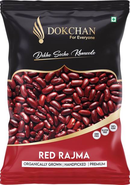 DOKCHAN Organic Red Rajma Kashmiri (Whole) (Rajma)