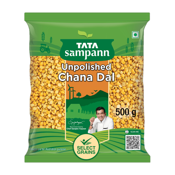 Tata Sampann Unpolished Yellow Chana Dal (Split)