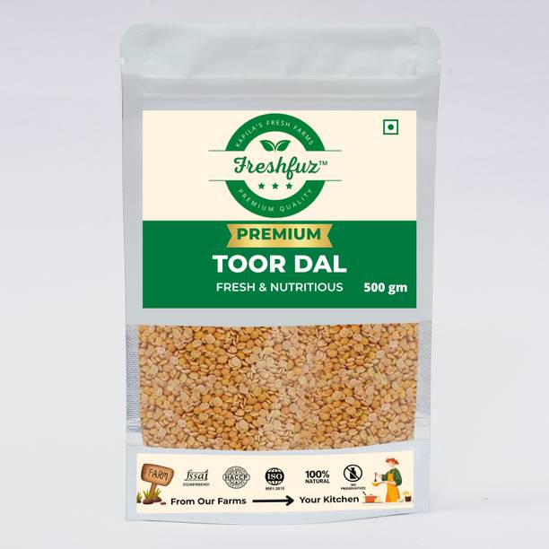 freshfuz Organic Yellow Toor/Arhar Dal (Split) (Toor Dal Split)