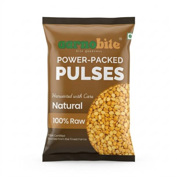 aarnobite : bite goodness Organic Yellow Chana Dal (Whole) (Healthy & Nutritious Choice)