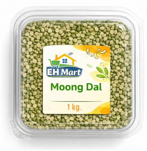 eh mart Green, White Moong Dal (Split) (moong dal chilka)