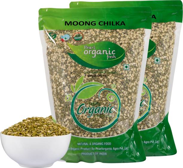 Pearl Organic Fresh Moong Dal (Split/Chilka)