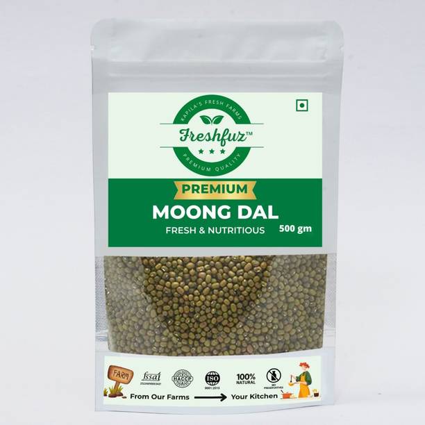 freshfuz Organic Green Moong Dal (Whole) (Whole Green Moong)