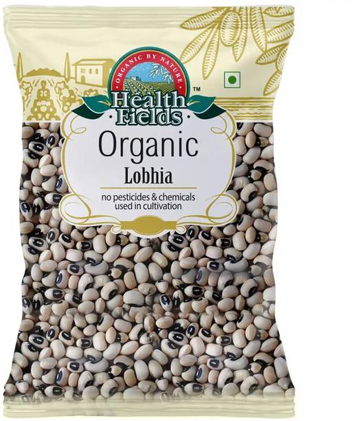 HealthFields Organic White Lobia (Whole)