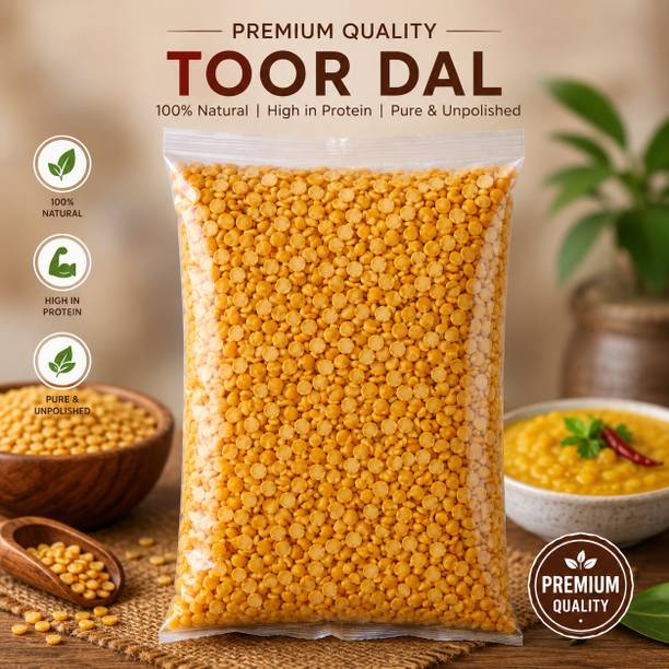 ramjimal Organic Yellow Toor/Arhar Dal (Whole) (NA)