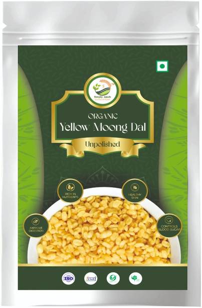 Simply Jaivik Organic Yellow Moong Dal (Split) (Moong Dal)