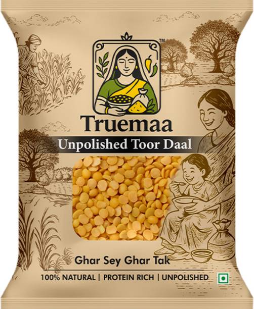 Truemaa Yellow Toor/Arhar Dal (Split)