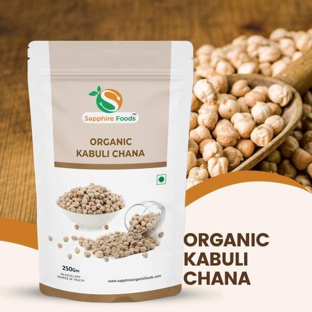 Sapphire Foods Organic White Kabuli Chana (Whole)