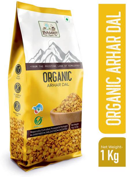 Jivamrit Organic Yellow Toor/Arhar Dal (Split)