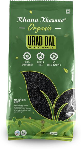 KHANA KHAZANA Organic Black Urad Dal (Whole)