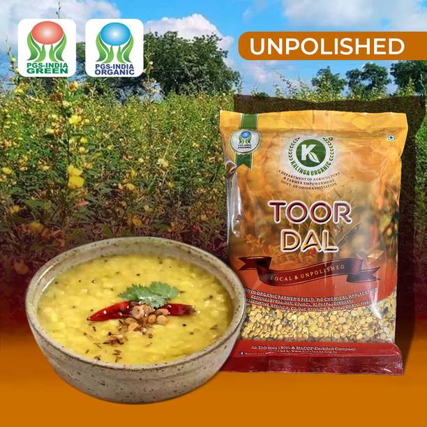 3norganics Organic Toor/Arhar Dal (Whole) (Unpolished Tur Dal/Arhar Dal | Natural | Chemical Free | Vegan | Gluten Free)