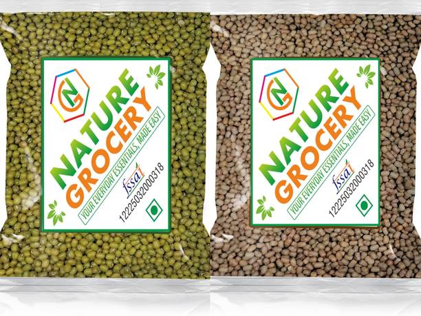 NatureGrocery Green Moong Dal (Whole)