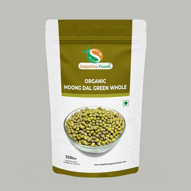 Sapphire Foods Organic Green Moong Dal (Whole)