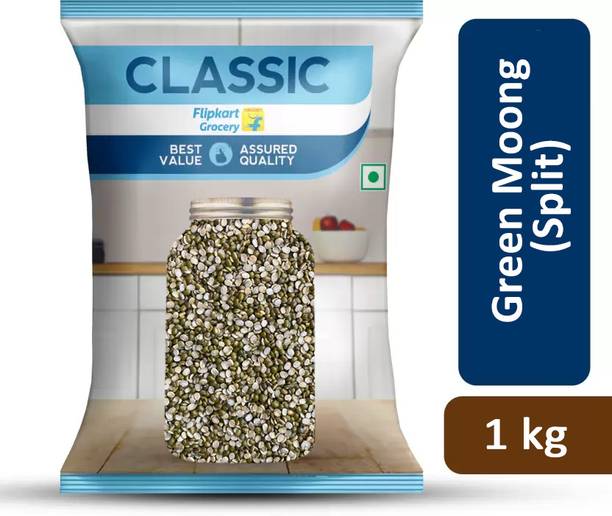 Classic Green Moong Dal (Split/Chilka) by Flipkart Grocery