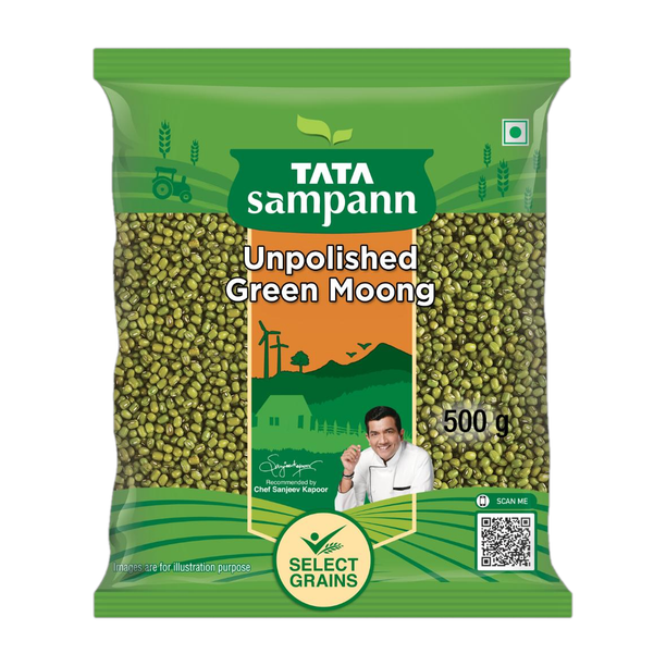 Tata Sampann Green Moong Dal (Whole)