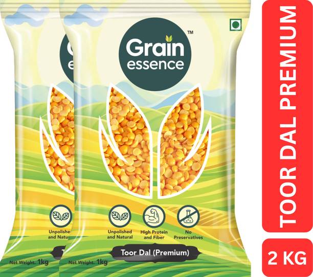GRAIN ESSENCE Yellow Toor/Arhar Dal (Split) (Split Dal, Premium Quality, Unpolished)