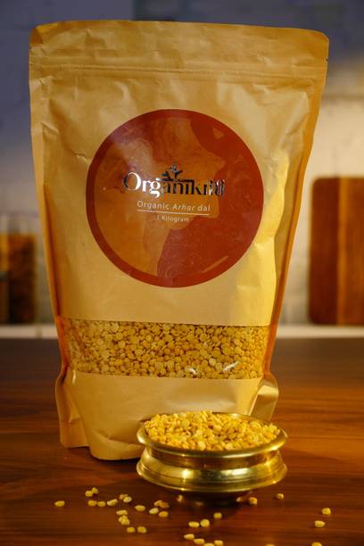 Organikriti Organic Toor/Arhar Dal (Split) (Natural and Chemical Free Tur Dal |100% Vegan and Gluten Free | Rich in Protein)