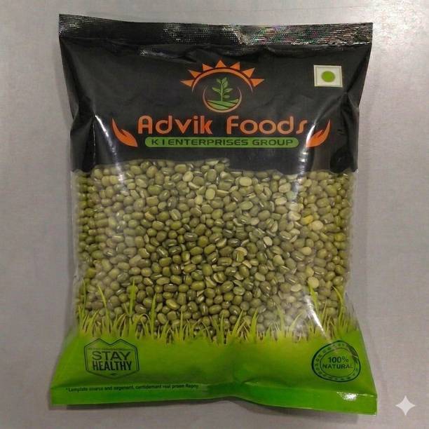 advik foods Organic Green Moong Dal (Whole)