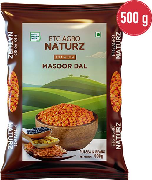 ETG AGRO NATURZ Organic Red Masoor Dal (Split)