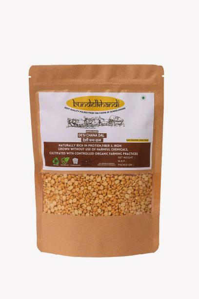 BUNDELKHANDI Organic Yellow Chana Dal (Split)