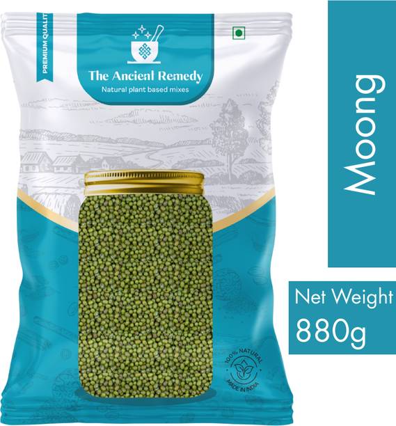 THE ANCIENT REMEDY Organic Unpolished Green Moong Dal (Whole)