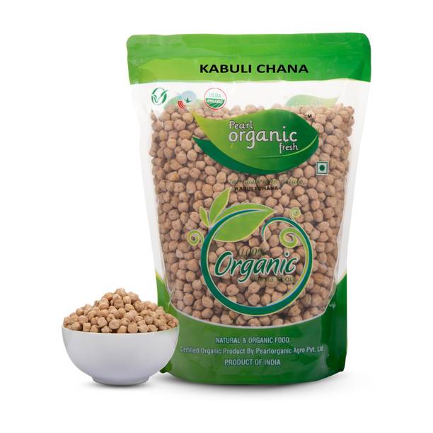 Pearl Organic Fresh Unpolished Kabuli Chana