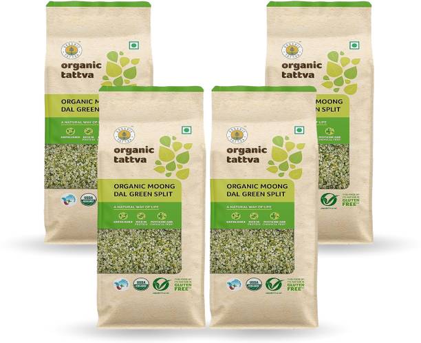 Organic Tattva Green Moong Dal (Split)